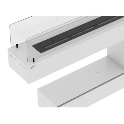 InFire - BIO fireplace 110x85,5 cm 3kW vit