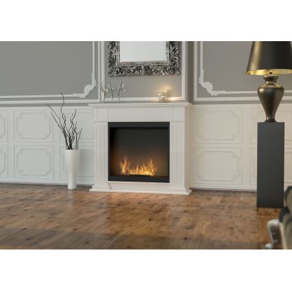 InFire - BIO fireplace 115x100 cm 3kW vit