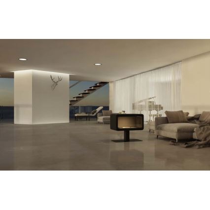 InFire - BIO fireplace 82,5x74,3 cm 3kW svart