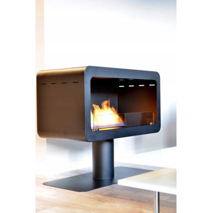 InFire - BIO fireplace 82,5x74,3 cm 3kW svart