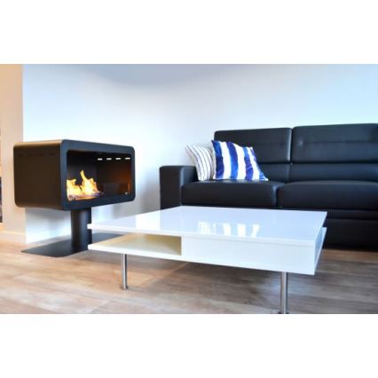 InFire - BIO fireplace 82,5x74,3 cm 3kW svart