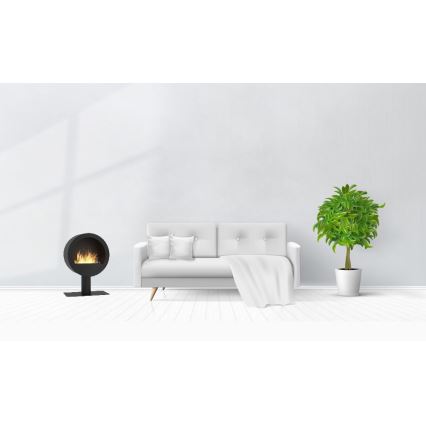InFire - BIO fireplace diameter 70 cm 3kW svart