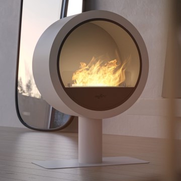 InFire - BIO fireplace diameter 72,5 cm 3kW vit