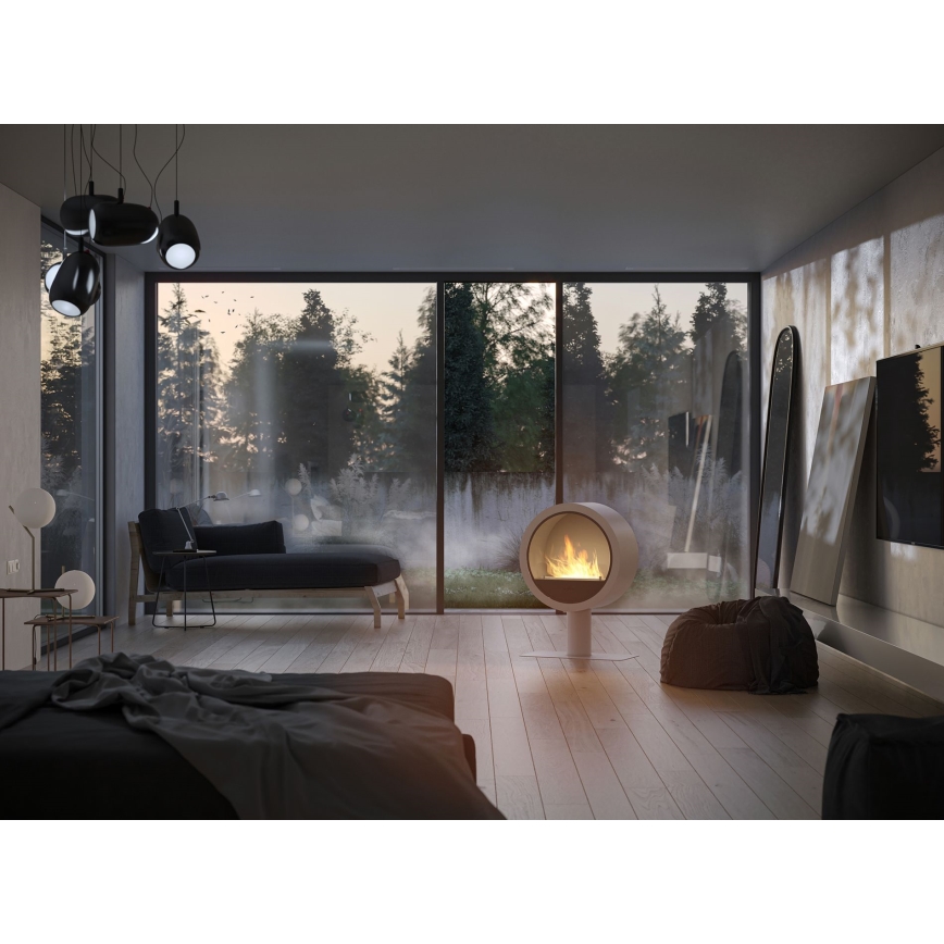 InFire - BIO fireplace diameter 72,5 cm 3kW vit