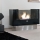 InFire - BIO-kamin 110x75 cm 3 kW dubbelriktad