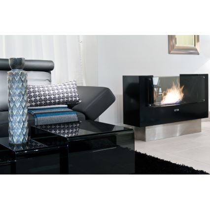 InFire - BIO-kamin 110x75 cm 3 kW dubbelriktad