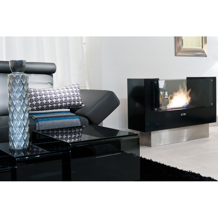 InFire - BIO-kamin 110x75 cm 3 kW dubbelriktad
