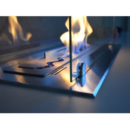 InFire - BIO-kamin 110x75 cm 3 kW dubbelriktad