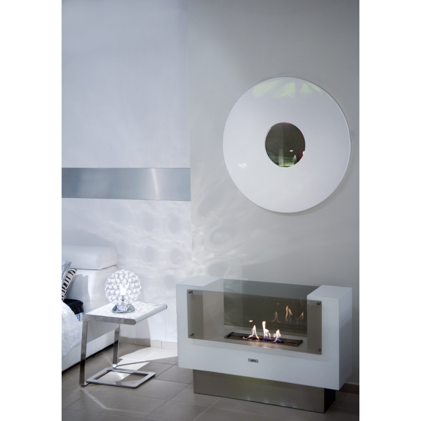 InFire - BIO-kamin 110x75 cm 3 kW dubbelriktad