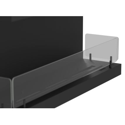 InFire - Built-in BIO fireplace 100x50 cm 3kW svart