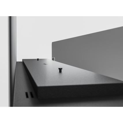 InFire - Built-in BIO fireplace 120x45 cm 3kW svart