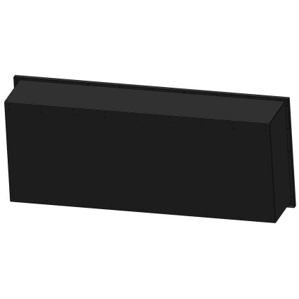 InFire - Built-in BIO fireplace 120x50 cm 3kW svart