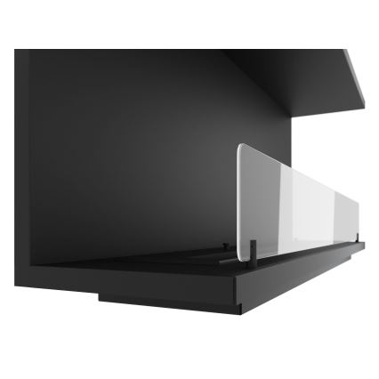 InFire - Built-in BIO fireplace 120x50 cm 3kW svart
