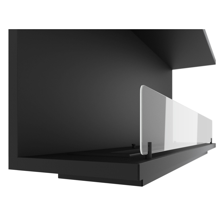 InFire - Built-in BIO fireplace 120x50 cm 3kW svart