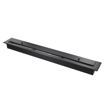 InFire - Built-in BIO fireplace 120x50 cm 5kW svart