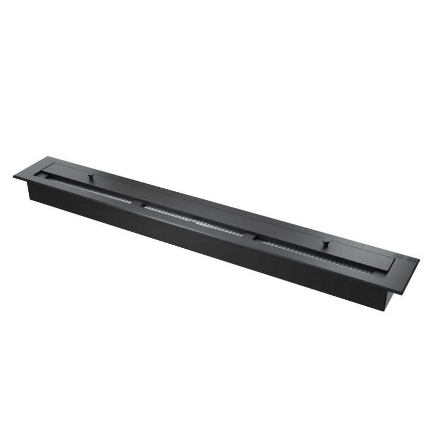 InFire - Built-in BIO fireplace 120x50 cm 5kW svart