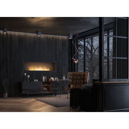 InFire - Built-in BIO fireplace 150x50 cm 4,2kW svart