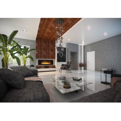 InFire - Built-in BIO fireplace 150x50 cm 4,2kW svart