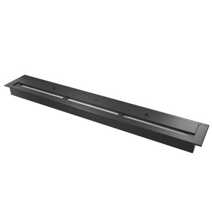 InFire - Built-in BIO fireplace 150x50 cm 4,2kW svart