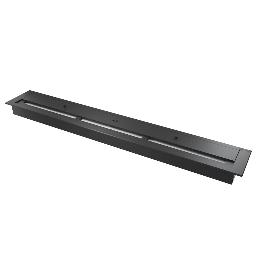 InFire - Built-in BIO fireplace 150x50 cm 4,2kW svart