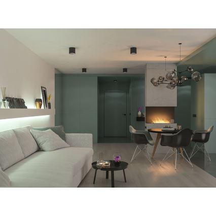 InFire - Built-in BIO fireplace 80x45 cm 3kW svart