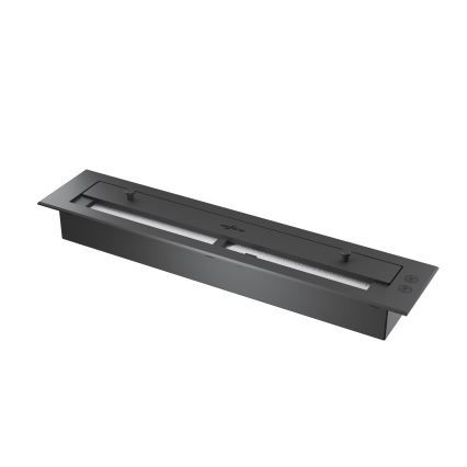 InFire - Built-in BIO fireplace 80x45 cm 3kW svart