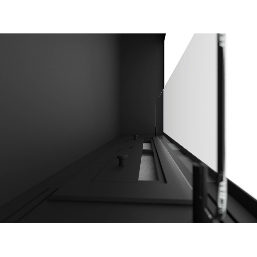 InFire - Built-in BIO fireplace 90x50 cm 3kW svart