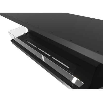 InFire - Corner BIO fireplace 110x45 cm 3kW svart
