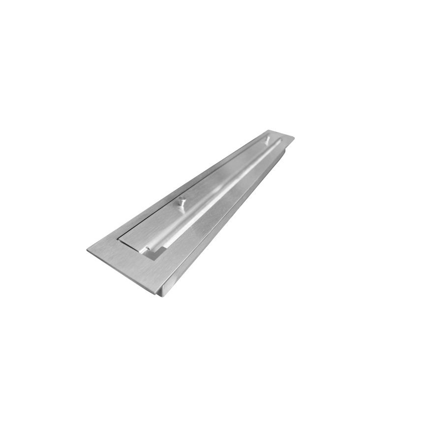 InFire - Corner BIO fireplace 120x50 cm 3kW bifacial