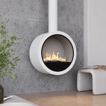 InFire - Hanging BIO fireplace diameter 70 cm 3kW vit