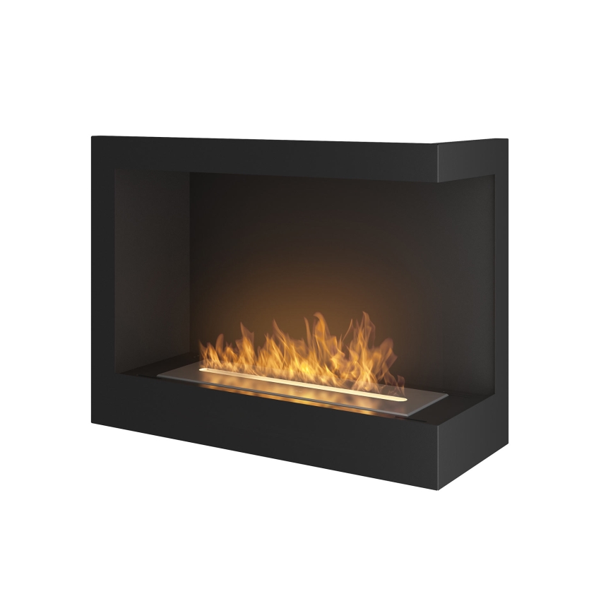 InFire - Hörn BIO eldstad 45x60 cm 3kW svart