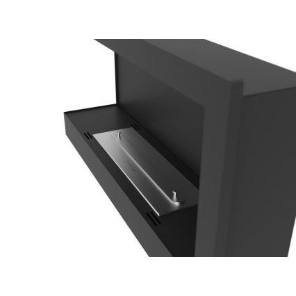 InFire - Hörn BIO eldstad 45x90 cm 3kW svart