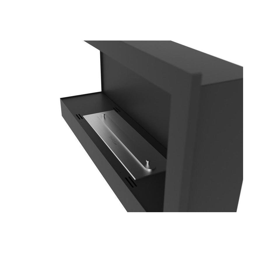 InFire - Hörn BIO eldstad 45x90 cm 3kW svart