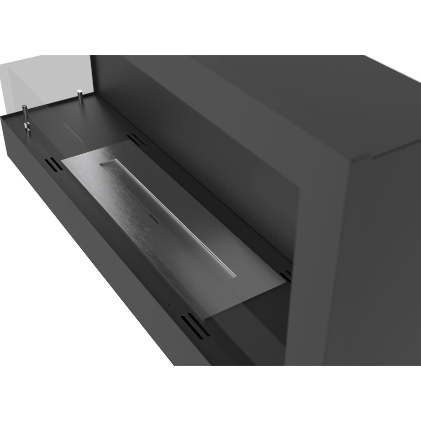 InFire - Hörn BIO eldstad 45x90 cm 3kW svart