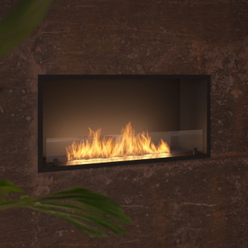 InFire - Inbyggd BIO eldstad 49,4x104,4 cm 6kW svart