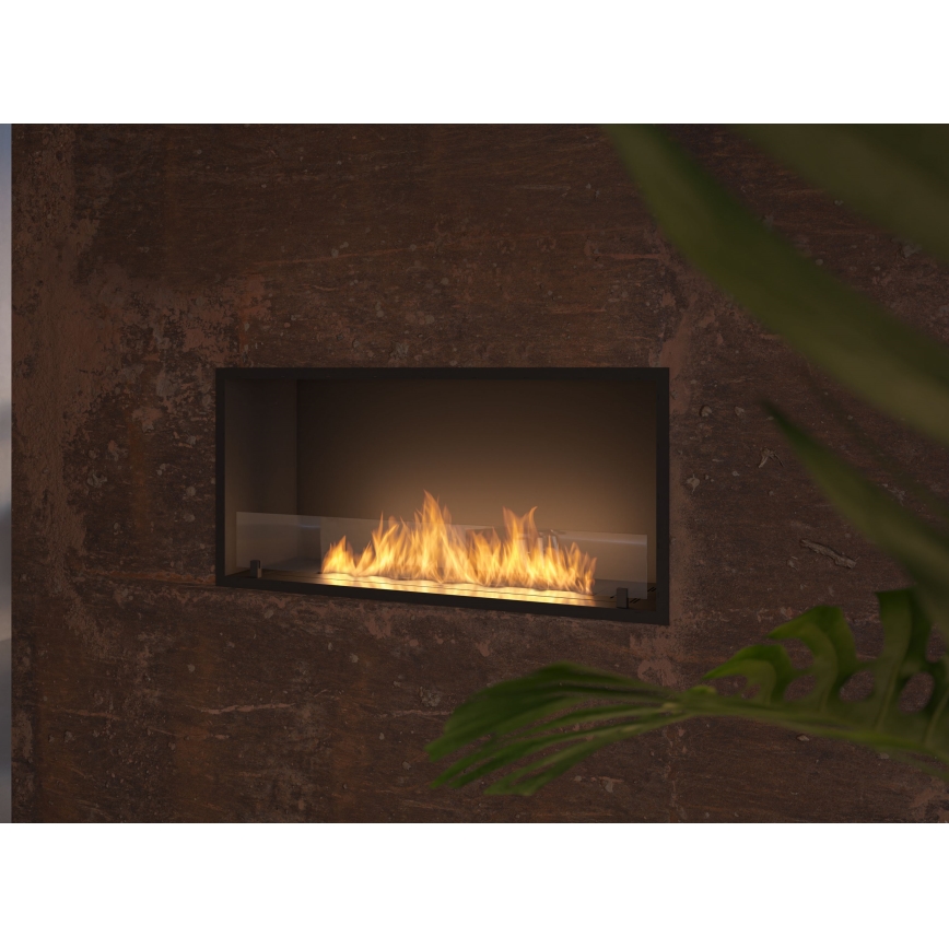 InFire - Inbyggd BIO eldstad 49,4x104,4 cm 6kW svart