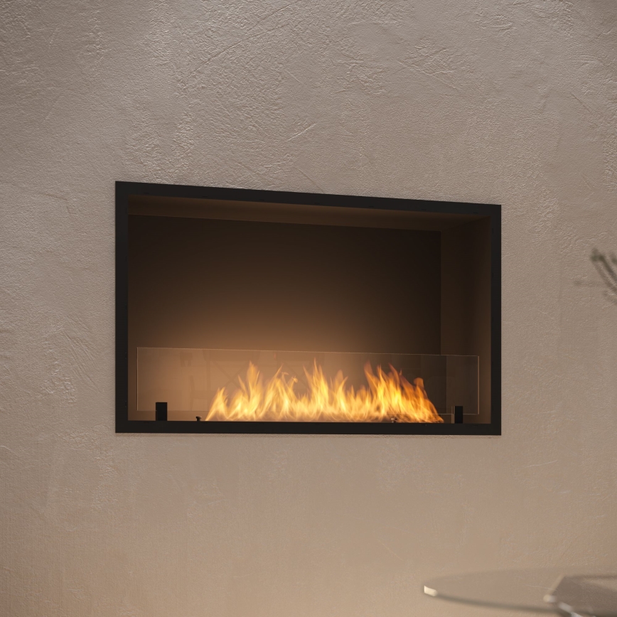 InFire - Inbyggd BIO eldstad 49,4x84,4 cm 3,5kW svart