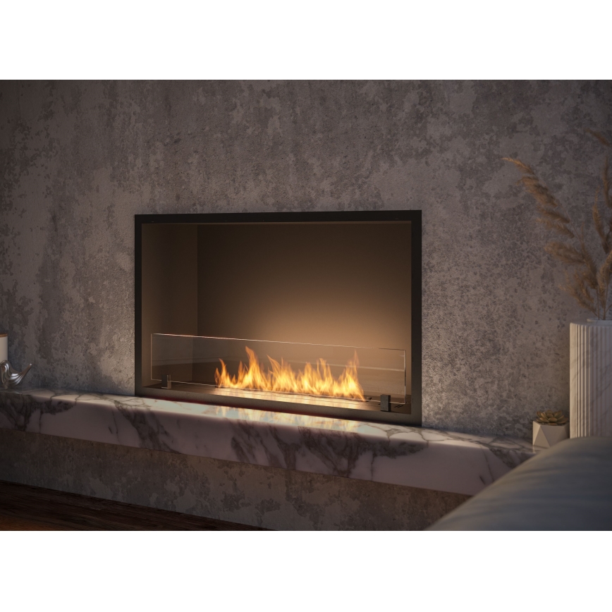 InFire - Inbyggd BIO eldstad 49,4x84,4 cm 3,5kW svart