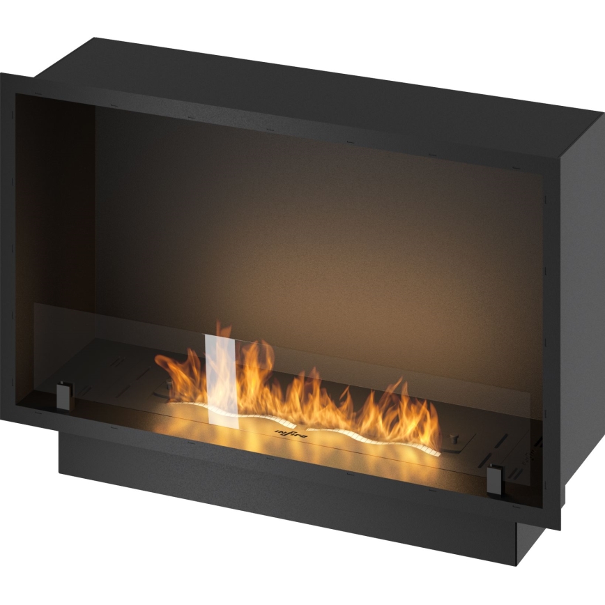 InFire - Inbyggd BIO eldstad 49,4x84,4 cm 3,5kW svart