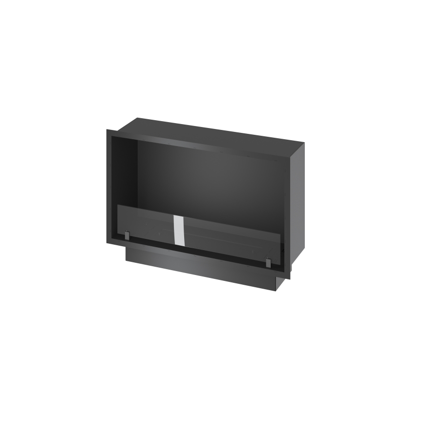 InFire - Inbyggd BIO eldstad 49,4x84,4 cm 3,5kW svart
