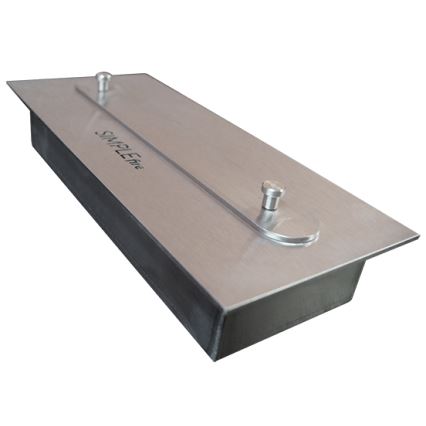 InFire - Inbyggd BIO eldstad 49x60 cm 3kW svart