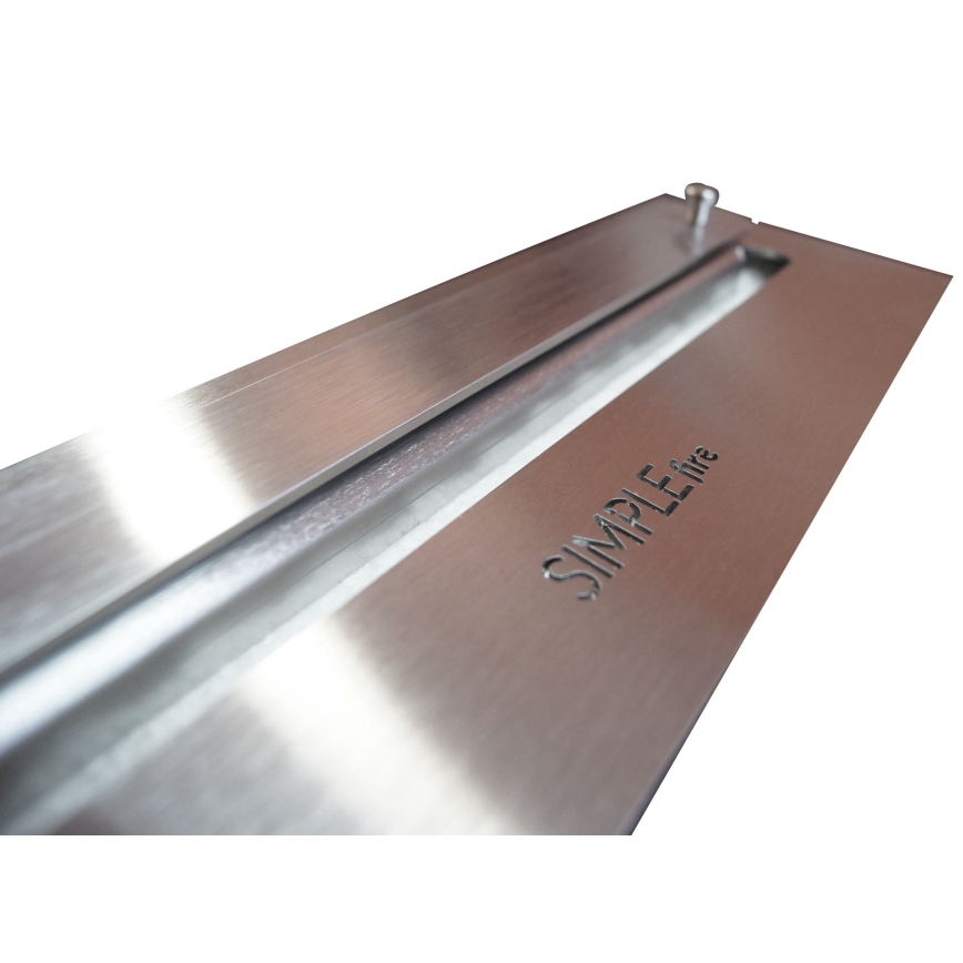 InFire - Inbyggd BIO eldstad 49x60 cm 3kW svart