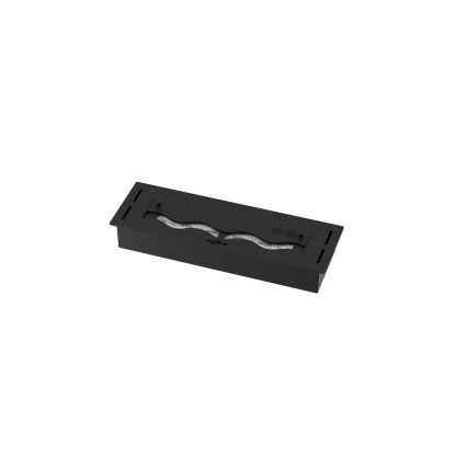 InFire - Inbyggd BIO eldstad 7,5x50 cm 3,5kW svart