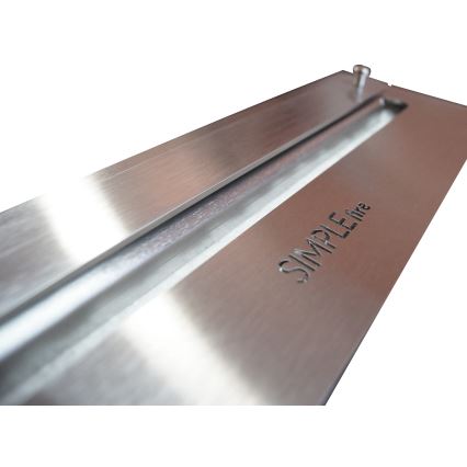InFire - Inbyggd BIO eldstad 79x55 cm 3kW svart