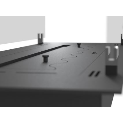 InFire - Inbyggd BIO eldstad 8,5x100 cm 6kW svart