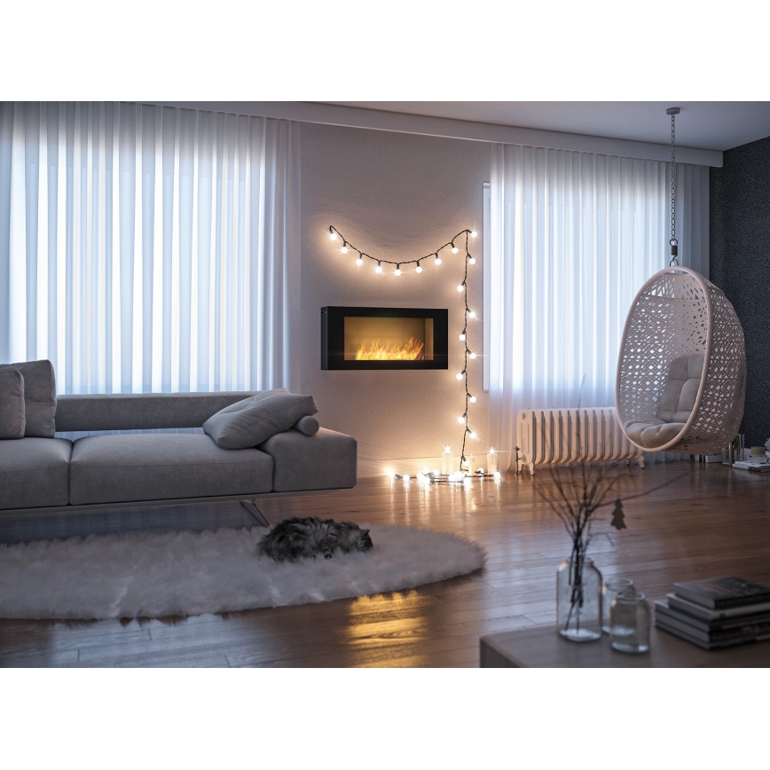 InFire - Vägg BIO eldstad 44x91 cm 3kW svart