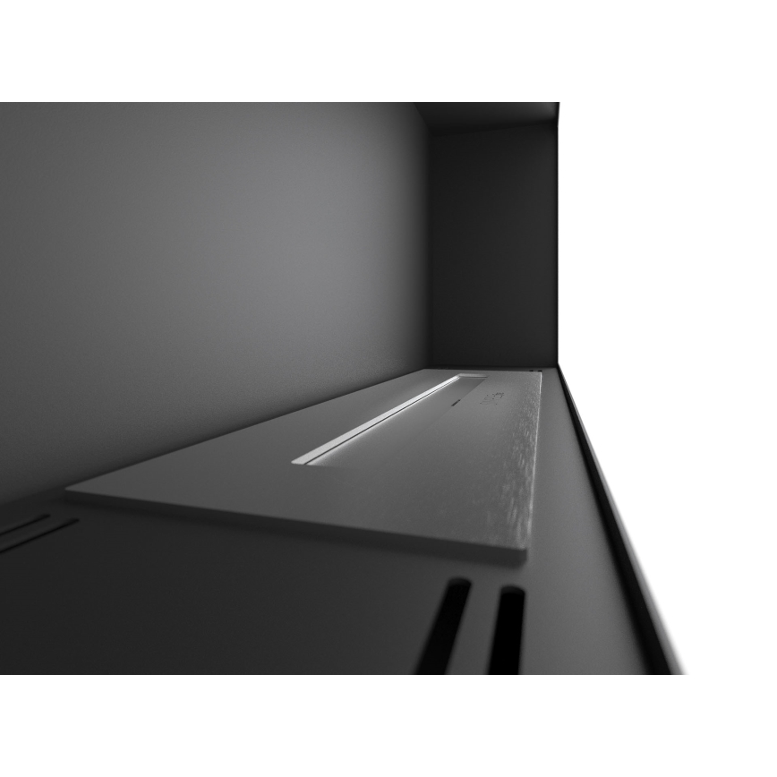 InFire - Vägg BIO eldstad 44x91 cm 3kW svart