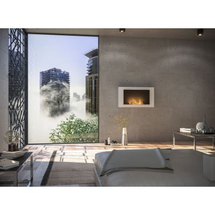 InFire - Wall BIO fireplace 100x56 cm 3kW vit