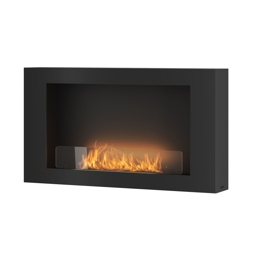 InFire - Wall BIO fireplace 100x56 cm 3kW svart