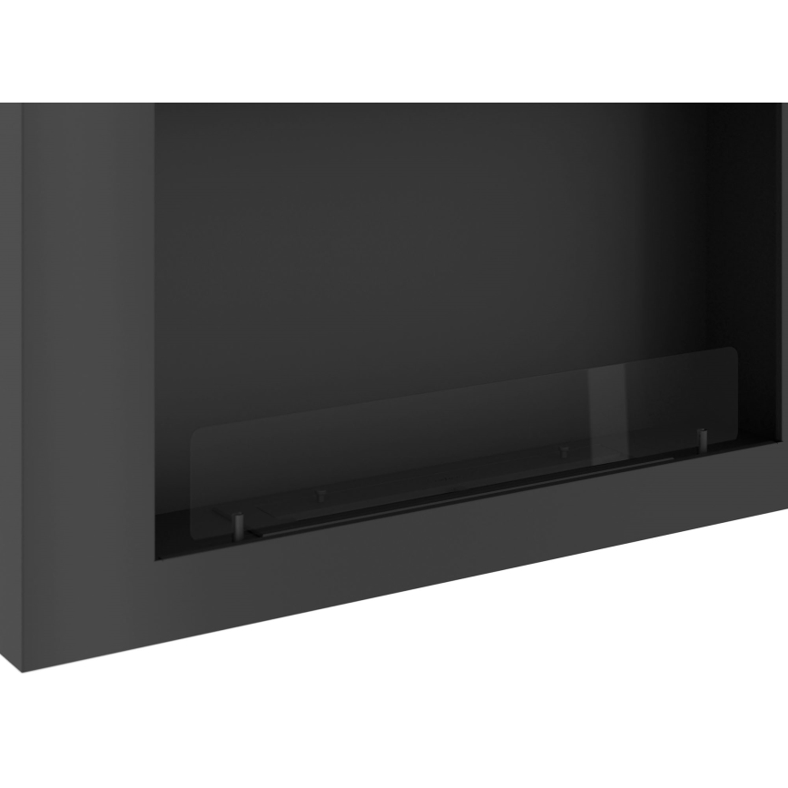 InFire - Wall BIO fireplace 100x56 cm 3kW svart